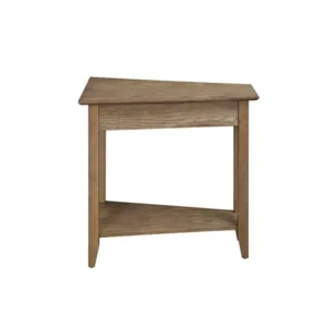 إيكت طاولة جانبية خشب طبيعي