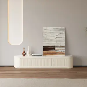 ليڤانتو طقم وحدة تلفزيون وطاولة قهوة بسطح أنيق